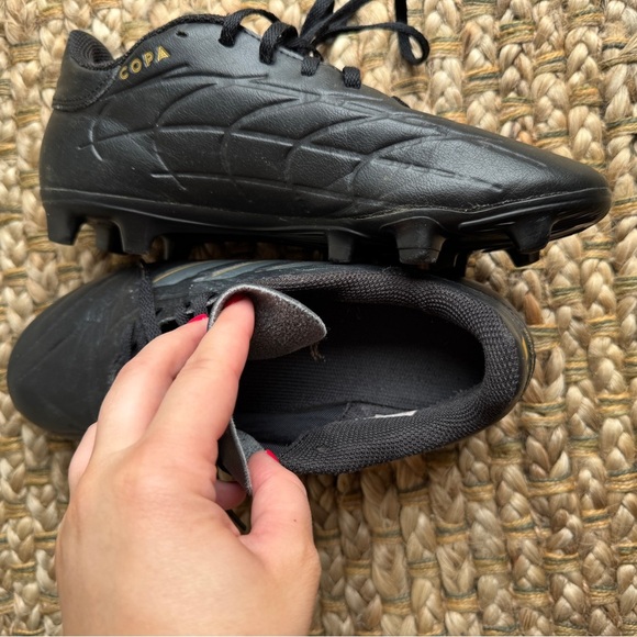 Adidas Black Cora Pure Men’s Soccer Cleats Size 7 – Firm Ground Football Shoes - Picture 3 of 9